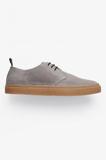 Grey Fred Perry Linden Men's Shoes | PH 1150PJJQ